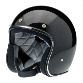 Biltwell INC - Bonanza Helmet - DOT [MINI FLAKE - Black]
