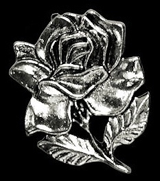 P128 - Large PIN - Blooming Rose