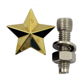 TrikTopz with License Plate Mounts - Valve Caps - Golden Stars