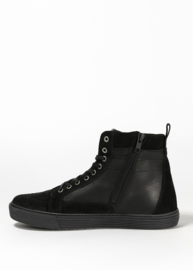 Biker Protection Boots: NEO BLACK/ BLACK