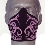 Bandero - Pink Tribal Half / Face Mask