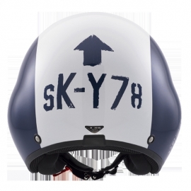 DIESEL - Hi-Jack Open Face Helmet - ECE - Blue/White SK-Y 78 - ONLY XS LEFT