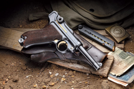 Large PIN - Luger Pistol - Gun