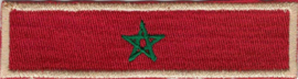 358 - Golden PATCH - Flash / Stick - Moroccan Flag - Morocco - La Maroc - Marokko
