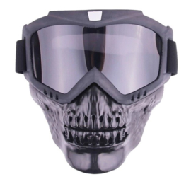 Skull Style Helmet Mask - Full Face - Smoke