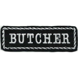 White PATCH - Flash / Stick with rope design - BUTCHER