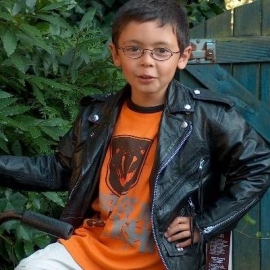 Kids Biker Jacket - leather (end of stock)