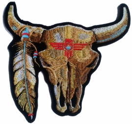 237 - PATCH - Golden Bull Skull