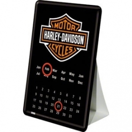 Harley-Davidson - Metal Plate - Mini Calendar