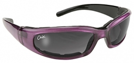 CHIX by KD's - RALLY - Padded Purple Frame & Grey Gradient Lens