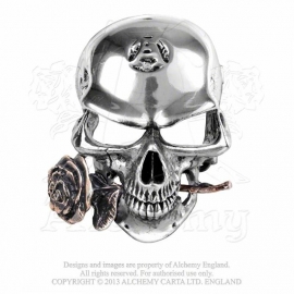 Alchemy England - BELT BUCKLE - The Alchemist Rex - Skull with Rose