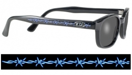 Original KD's - Tattoo Sunglasses  - TA2 Frame & Smoke Lens - Barbed Wire