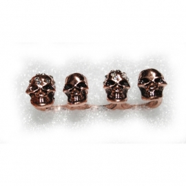 3-Fingerring with Skulls (fire)