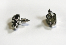 Silver Skull earstuds