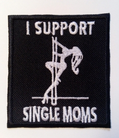 183 - VELCRO/PVC PATCH - PATCH - I Support Single Moms