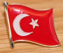 P245 - small PIN - Turkish Waving Flag - Turkey