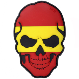 377 - VELCRO/PVC PATCH - Spanish Skull - Spain - Espana