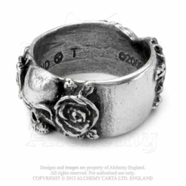 Alchemy England - RING - Skulls and a Broken Heart