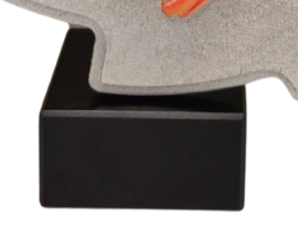 Luxe XL Baars Trofee 3D Reliëf 32 cm Natural Color Perch Visbeeld Grote Trofee Baarstrofee Wedstrijd