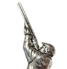 Speldje Jager Geweer Jachtspeld Jachtakte Jagen Jachttrofee Cadeau Jachtopziener Kleiduiven Schieten