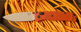 Benchmade Bugout Zakmes Rusty Orange Ceracoat Coating Vouwmes Vismes Inklapbaar Prof Mes AXIS® Lock
