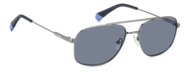 Polaroid Ruthenium Blue Classic Pilot Pilotenbril Lichtgewicht Zonnebril Gepolariseerde Piloten Bril