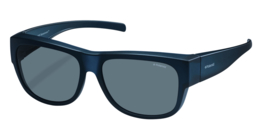 Polaroid®  Blue Marilyn Overzetzonnebril Elegante Dames Overzet Zonnebril Polariserende UV Lenzen