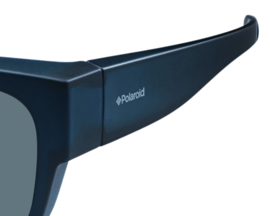Polaroid®  Blue Marilyn Overzetzonnebril Elegante Dames Overzet Zonnebril Polariserende UV Lenzen