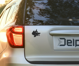 3-D Snoek Embleem Zwart Vis Sticker Auto Reliëf Autosticker Decoratief Snoeklogo Aanhanger Laptop