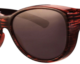 Polariserende Overzetzonnebril Ruby Red Jungle Lady Elegante Overzet Zonnebril