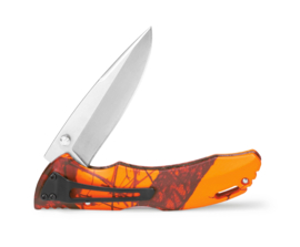 Buck Bantam Oranje Zakmes 22 cm Scherp Stevig Vismes Jachtmes Klusmes Mes Camou Knives Zakmessen