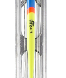 Luxe Kant-en-klaar Vistuigje Cindy 14/00 - Haak 14 - Dobber 0,75 gram Witvistuigje Wedstrijdtuigje