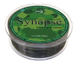 Synapse Wild Carp Camo 33/00 Camouflage Karperllijn 1.000 meter Zinkende Vislijn Extra Low Stretch