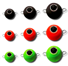3 x Flex Head Loodvrije Loodkop 10 Gram Groen Green Head Loodvrij Loodgewicht Mandala Shad Montage
