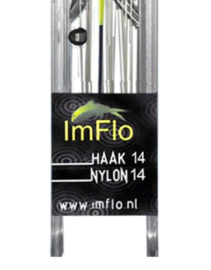 Luxe Kant-en-klaar Vistuigje Judith 14/00 - Haak 14 - Dobber 1,0 gram Witvistuigje Wedstrijdtuigje