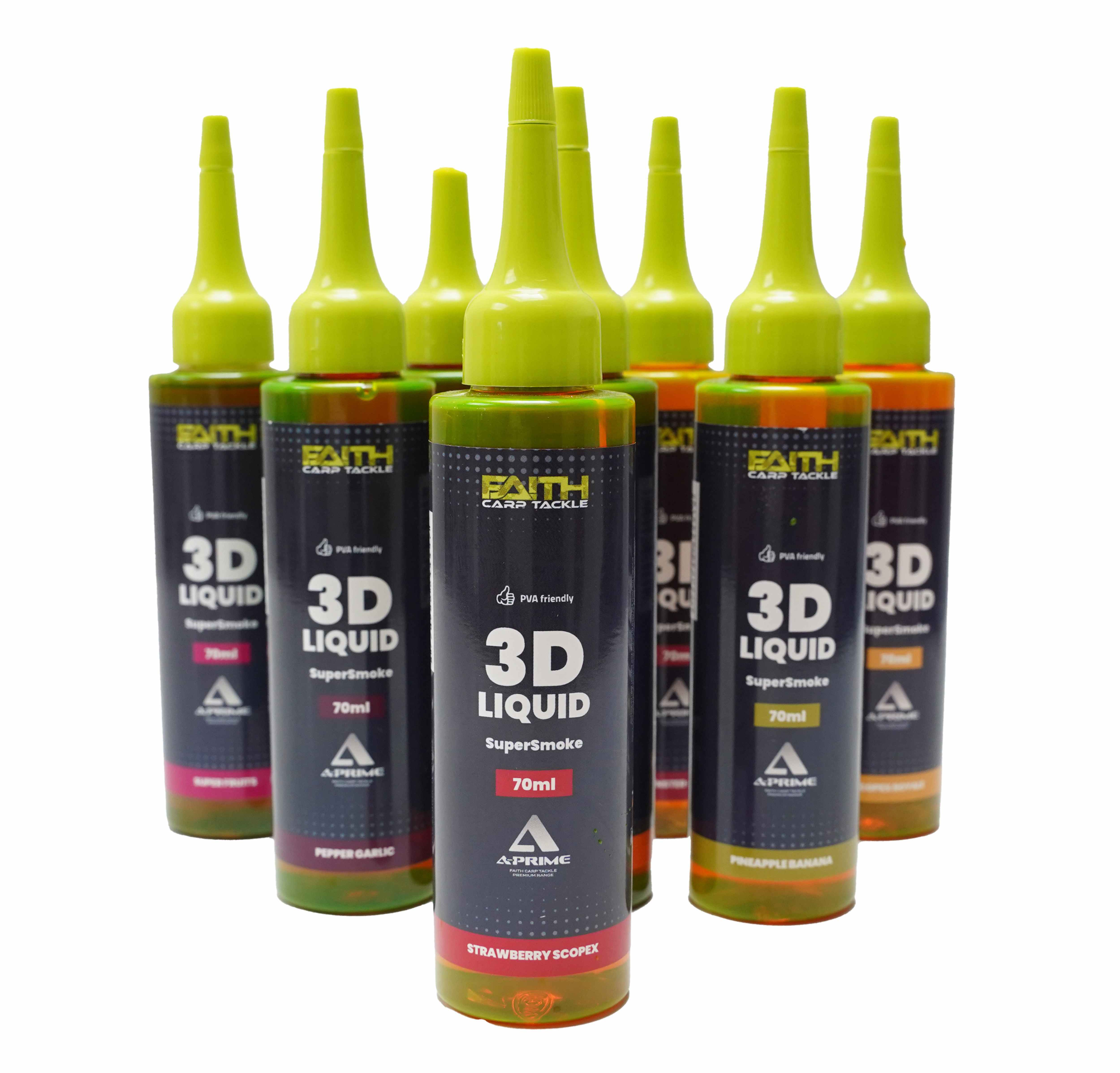Faith A-Prime SuperSmoke Liquid Scopex Royale PVA-Save Active Cloud Smoke Bait Booster Attractive