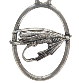 Sleutelhanger Kunstvlieg Vissen Vliegvissen Keyring Fly Fishing Sleutelhangers Vlieg Forel Vis
