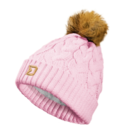 Pink Lady Roze Dames Meisjes FleeceMuts One Size Lichtroze Licht Rose Vismuts Vrouw Vis Vismutsen