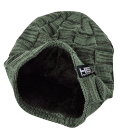 Gevoerde Urban Master Beanie Muts Green Warme Wintermuts Vismuts