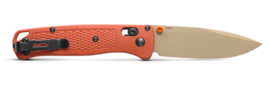 Benchmade Bugout Zakmes Rusty Orange Ceracoat Coating Vouwmes Vismes Inklapbaar Prof Mes AXIS® Lock