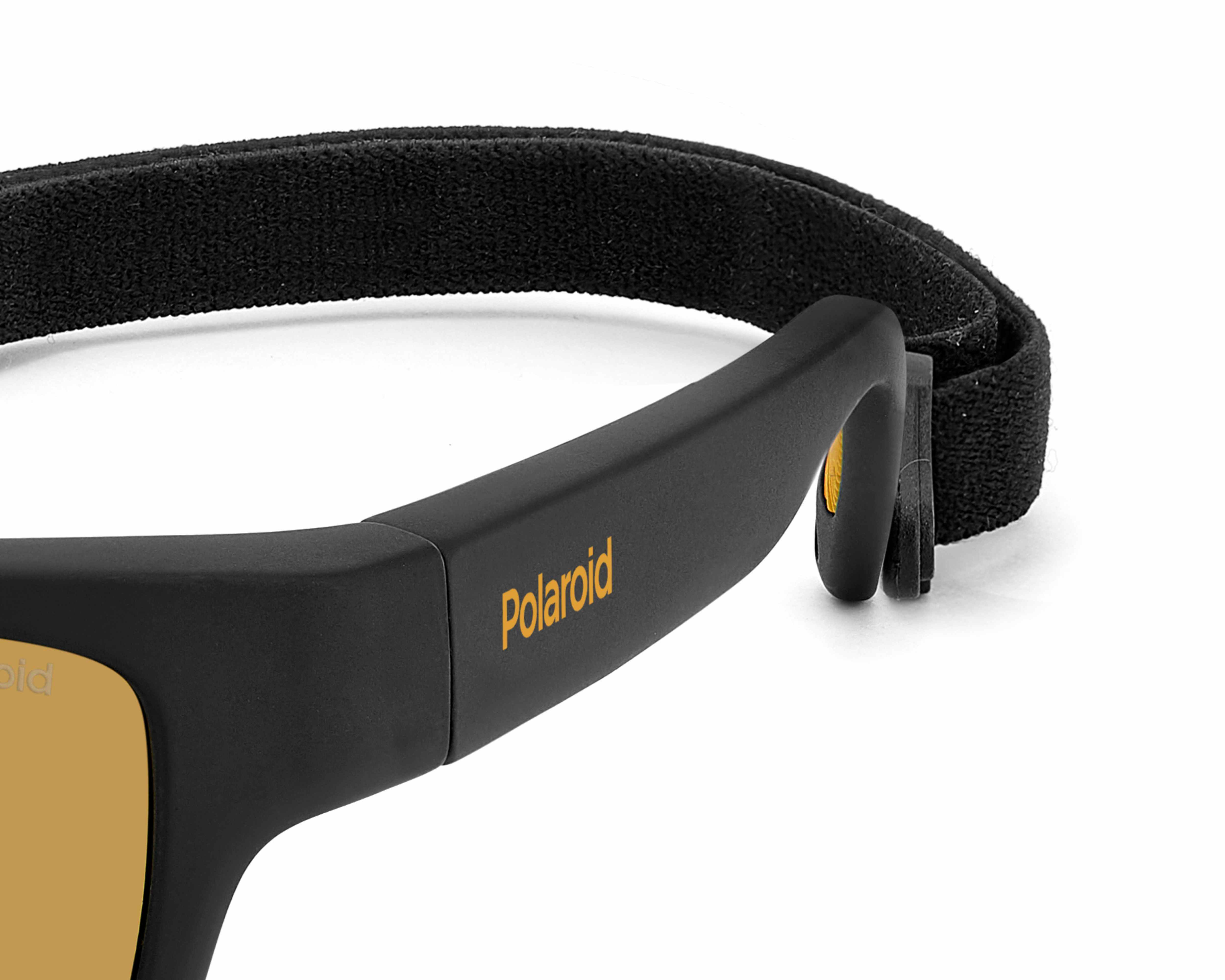 Polaroid Floating Black & Yellow Aqua Master + Waterband Drijvende Antislip Zonnebril Sportzonnebril