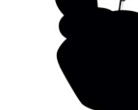 Vissticker Visser Zwart Silhouet  7 x 7 cm Contour Gesneden Vis Sticker Vrijstaand Vissen Auto