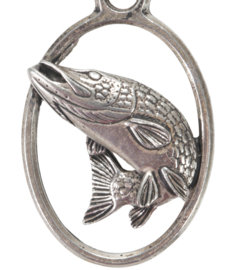 Vis Sleutelhanger Snoek Sleutelhangers Snoeken Snoekvissen Vissen Snoeken Pike Fishing Keyring