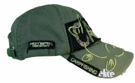 Carp Angler Cap Elite Groene Pet Karperpet Viscap Vispet Vissen