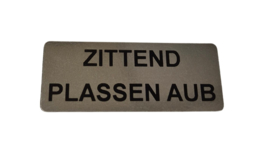 WC Beeldje Zittend Plassen Aub Bordje Toilet Papier Houder Toiletrol Zitten Toiletrolhouder Cadea