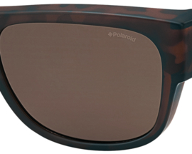 Polaroid®  Brown Marilyn Overzetzonnebril Elegante Dames Overzet Zonnebril Polariserende UV Lenzen