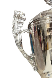 Visbeker XL Big Blue Boss Giant Trophy 65 cm Vissen Vis Beker Trofee Blauw 1e Prijs Hoofdprijs