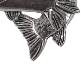 Visspeld Springende Snoek Speldje Snoeken Vis Speld Vissen Snoekvissen Snoeken Pin Hoed Vest Visser