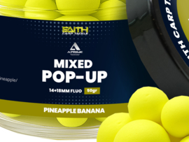 Faith A-Prime Pop-Ups Pineapple / Banana Pop-Up Mix 14 + 18 mm High Attractive Snowman Single Bait
