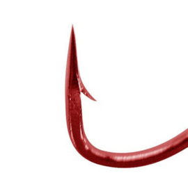 10 x Paling Onderlijn 70 cm 30/00 Haakmaat 4 Rode Haak Aal Palinghaak Palinghaken Palingonderlijnen